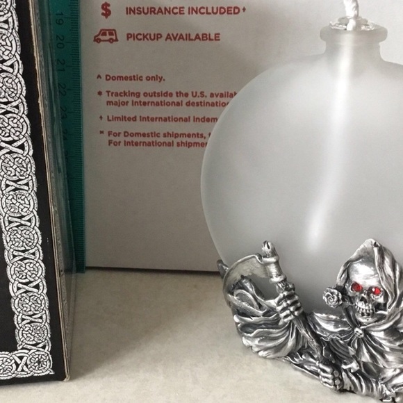 Home Basics Accents Grim Reaper Pewter Oil Lamp Poshmark